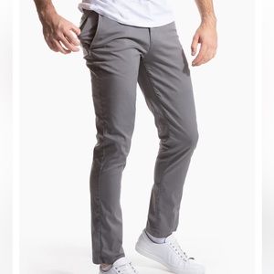 Birddogs Gray Men's Slim Pants, 34x32
